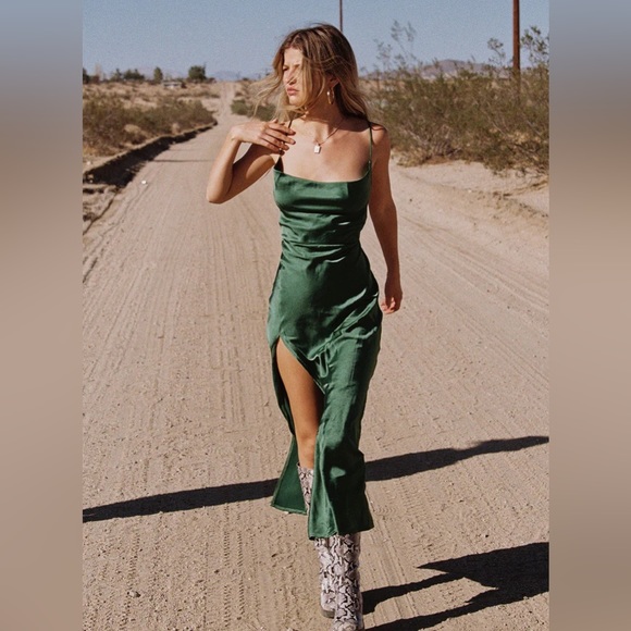 Princess Polly Dresses & Skirts - Walk The Line Maxi Dress